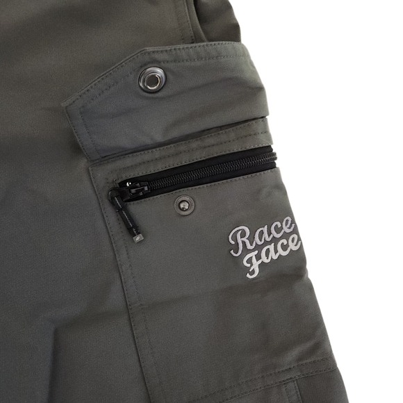 RACE FACE Mountain Bike Capri Pants gray Women’s large - Picture 6 of 12